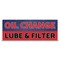 Signmission Oil Change Lube & Filter Banner Concession Stand Food Truck Single Sided B-120-30120 - alternate 1